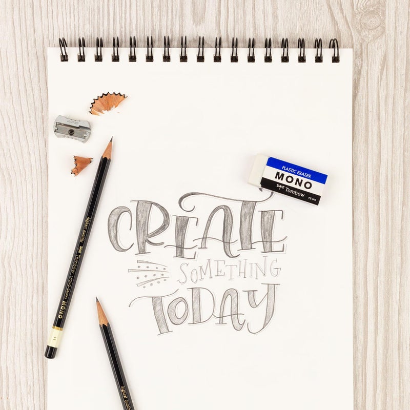 Tombow 57324 MONO Eraser, White, Medium, 3-Pack. Cleanly Removes Marks Without Damaging Paper - Image 3